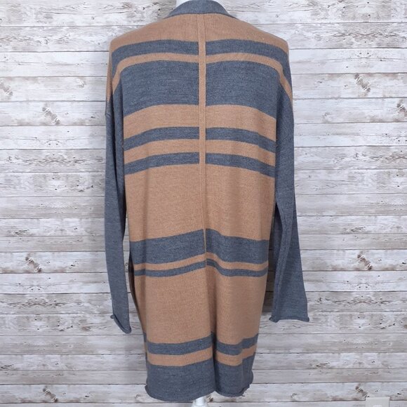 Cynthia Rowley Merino Wool Knit Cardigan M Open Front 173 - Picture 3 of 5